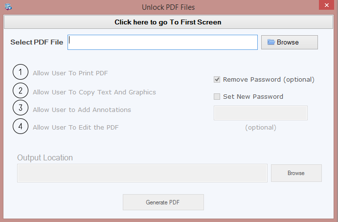 Select PDF File